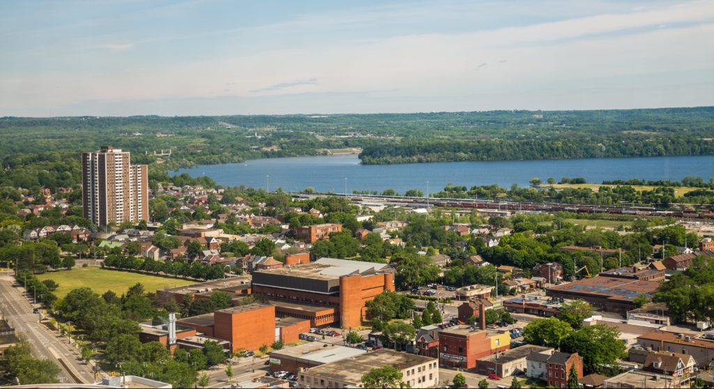 View of the City of Hamilton