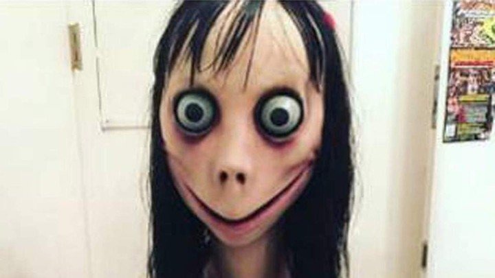 the figure from the supposed "momo challenge"