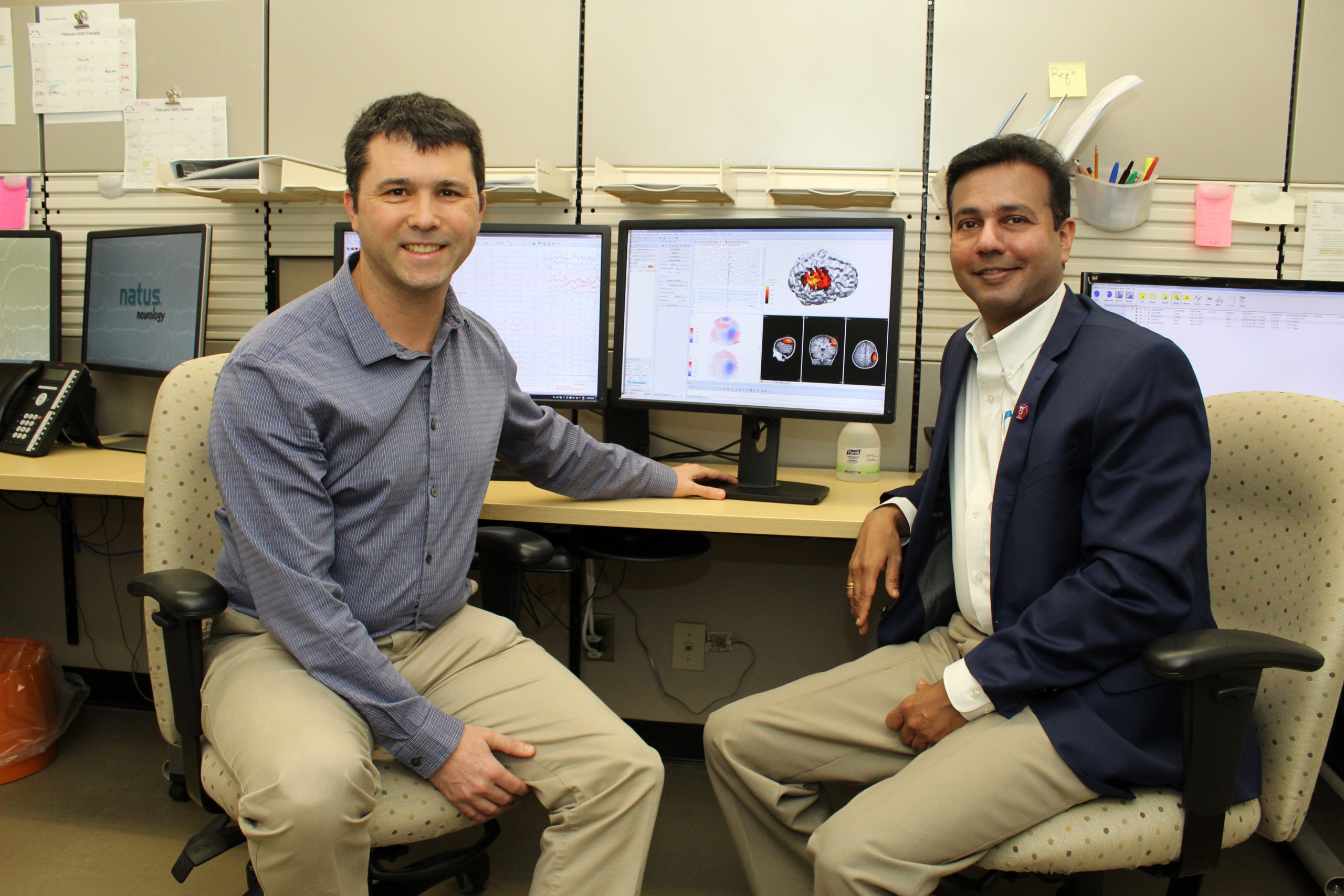Two neurologists in the Pediatric Epilepsy Clinic at McMaster Children’s Hospital advocated for special software to improve accuracy of seizure location in a patient’s brain as part of a patient’s pre-surgical care.