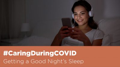 Getting a good night's sleep