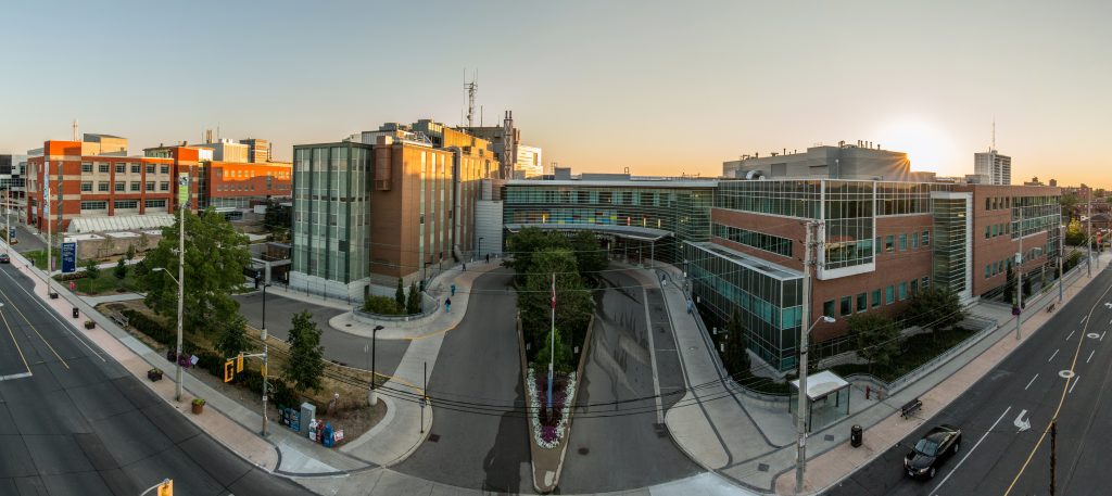 Juravinski Hospital exterior panorama