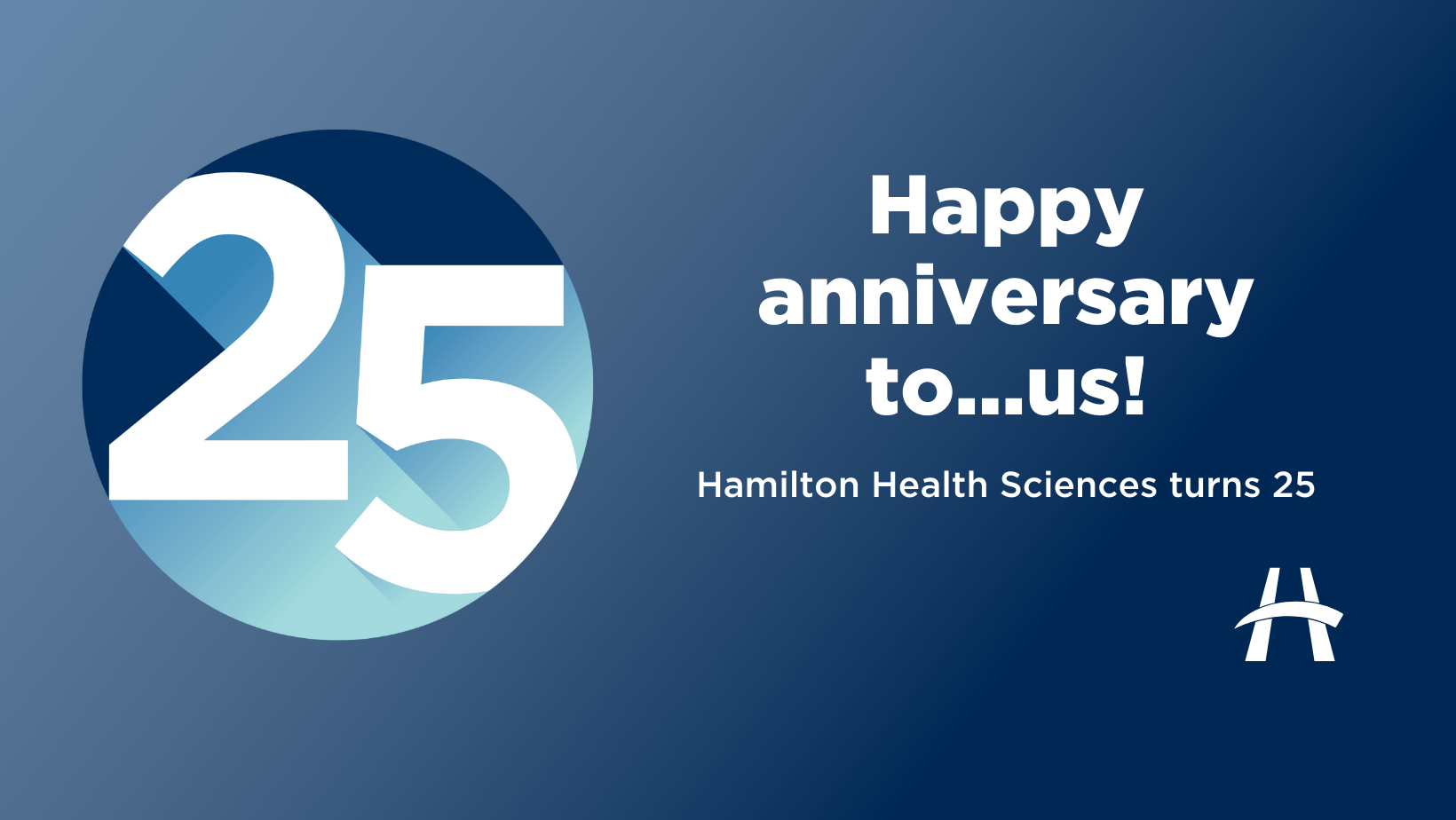 Happy anniversary to...us! Hamilton Health Sciences turns 25