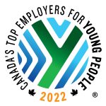 Logo for Canada's top employers for young people