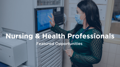 Nursing & Health Professional Opportunities