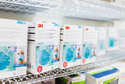Boxes of 3M masks