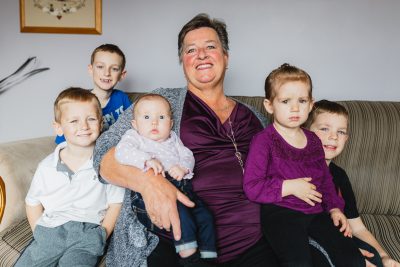 Beamsville grandmother Janet Piersma with five of her grandchildren
