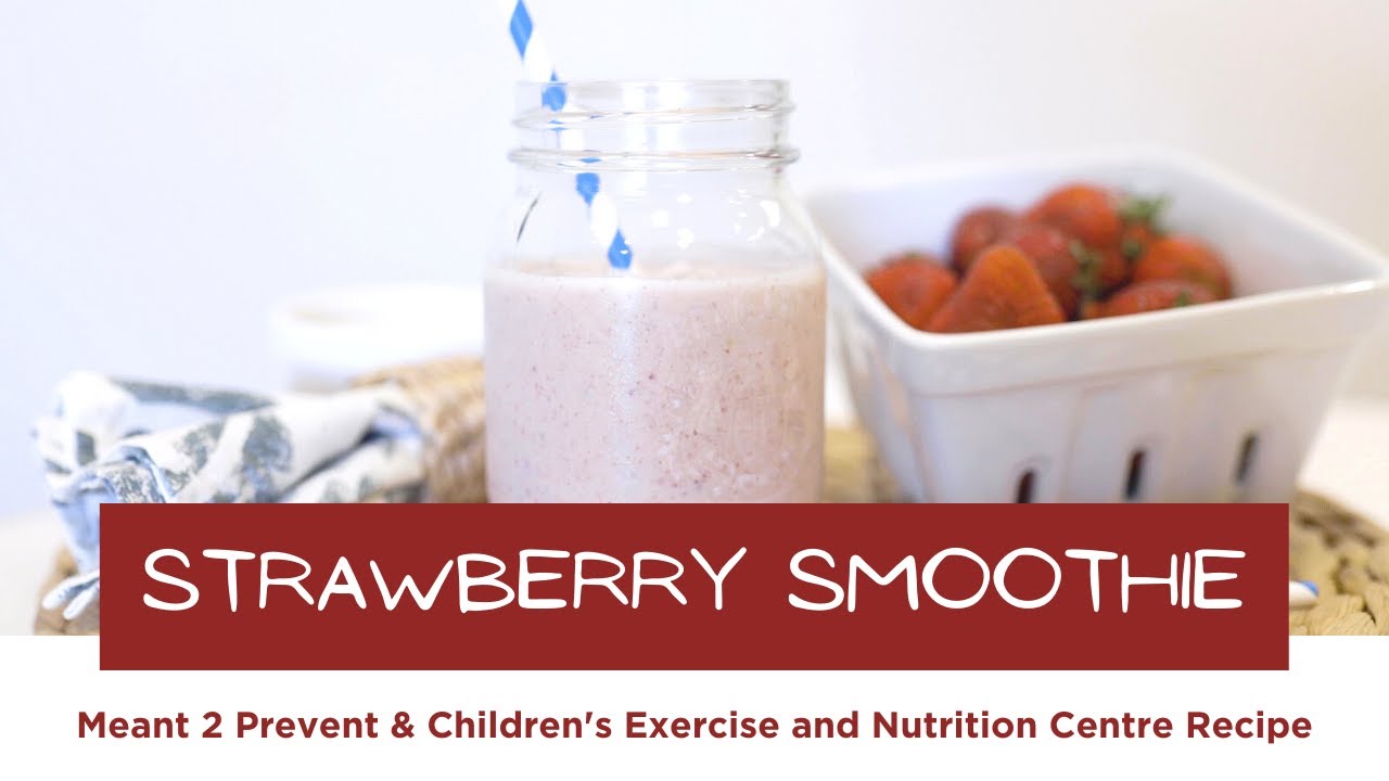 Sipping strawberry smoothies in the summer - Hamilton Health Sciences