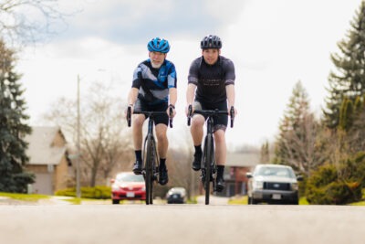 HHS cancer patient Peter Clarke is an avid cyclist, whose favourite person to ride with is his son Hayden. The Clarke family is encouraging people ages 17 to 25 from diverse backgrounds to become stem cell donors.