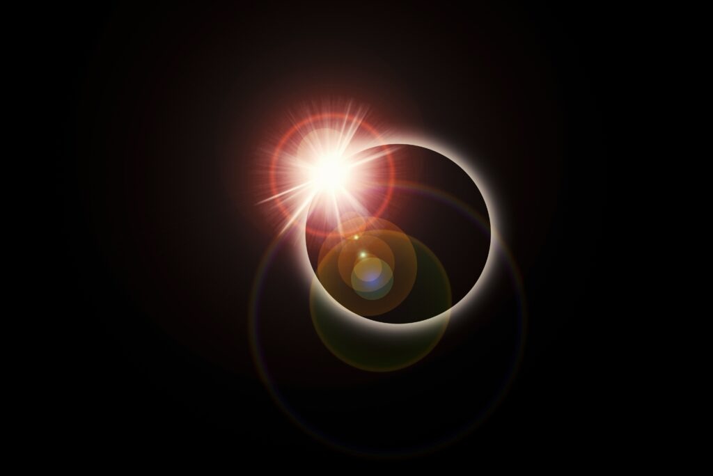 solar eclipse of the sun